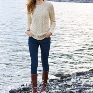 LL Bean Signature cotton fisherman’s tunic sweater